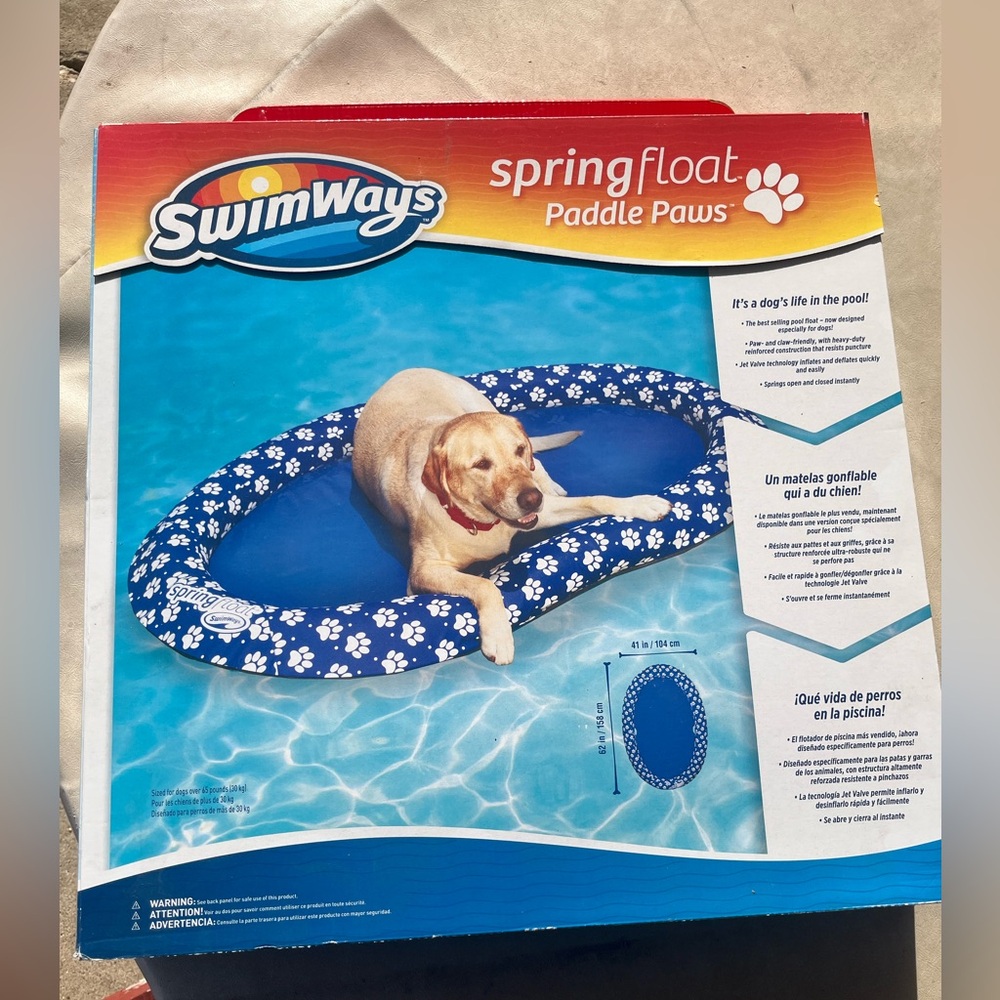 Swimways Spring Pool Float For Dogs - Large (65 lbs and Up)